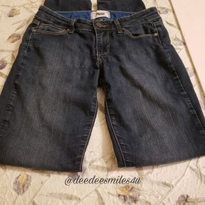 EUC Paige Skyline Skinny Blue Jeans Sz 25